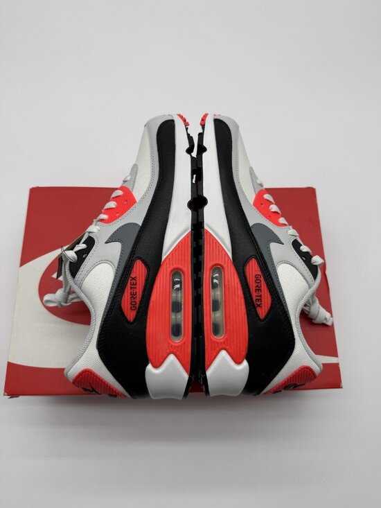 New Nike Air Max 90 GTX Shoes Men\'s Size 9.5 White Grey Gore-Tex FD5810 101 main image 5